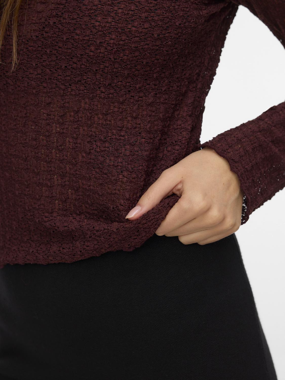 AWSHELBY Top - Decadent Chocolate - VERO MODA & VILA Bergvik